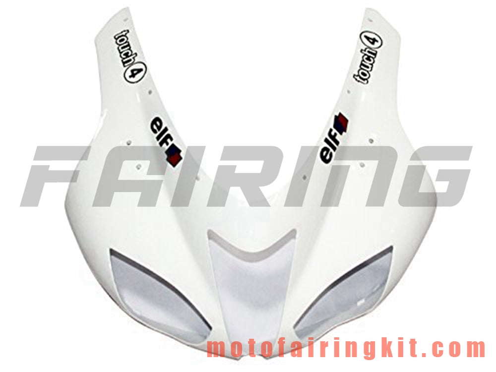 Kits de carenado aptos para ZX6R ZX-6R 636 2007 2008 ZX6R 636 07 08 Molde de inyección de plástico ABS Carrocería completa para motocicleta Marco de carrocería de posventa (blanco y negro) B005