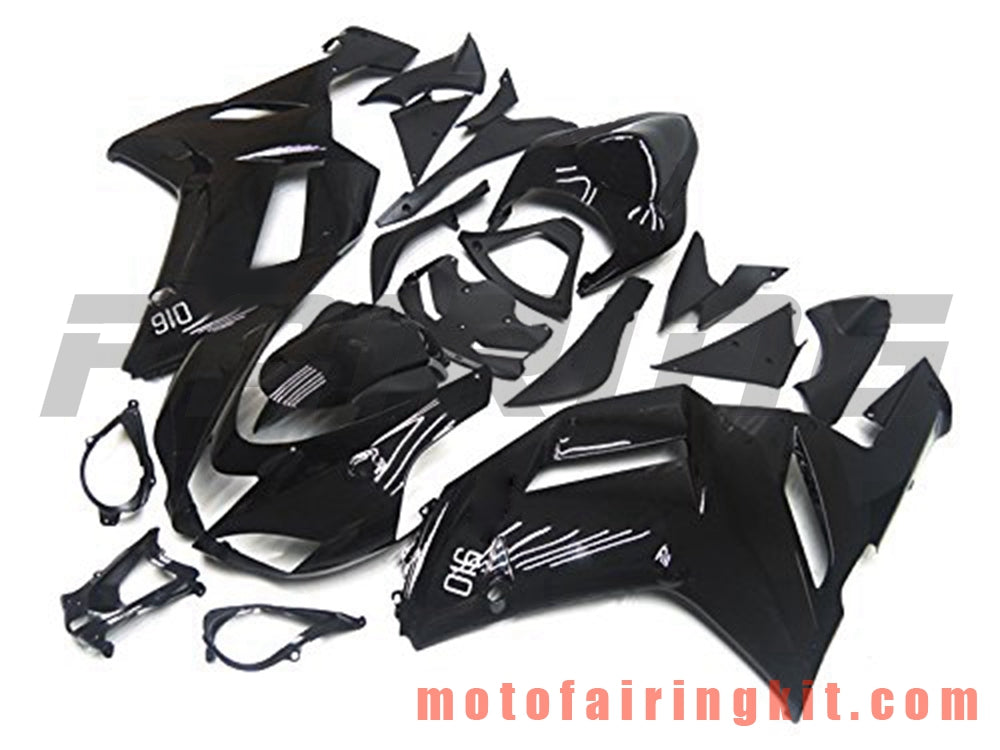 Fairing Kits Fit for ZX6R ZX-6R 636 2007 2008 ZX6R 636 07 08 Plastic ABS Injection Mold Complete Motorcycle Body Aftermarket Bodywork Frame (Black) B014