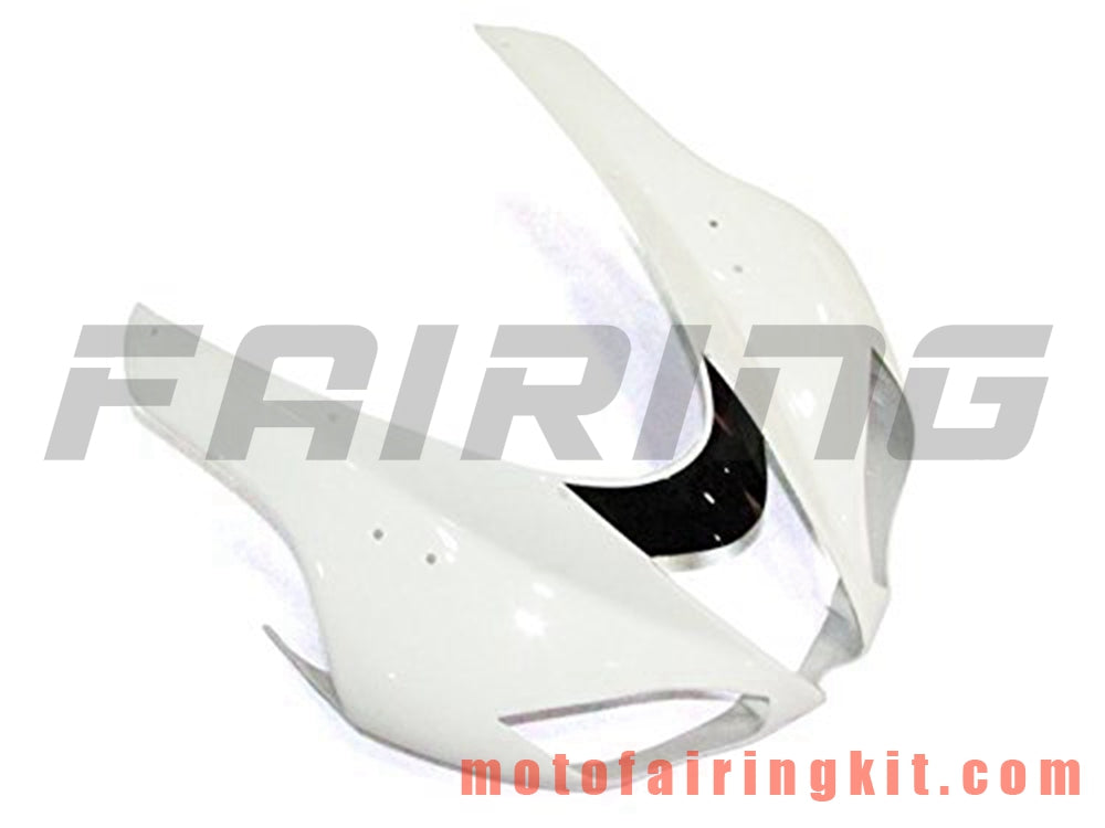 Fairing Kits Fit for ZX6R ZX-6R 636 2007 2008 ZX6R 636 07 08 Plastic ABS Injection Mold Complete Motorcycle Body Aftermarket Bodywork Frame (White & Black) B016