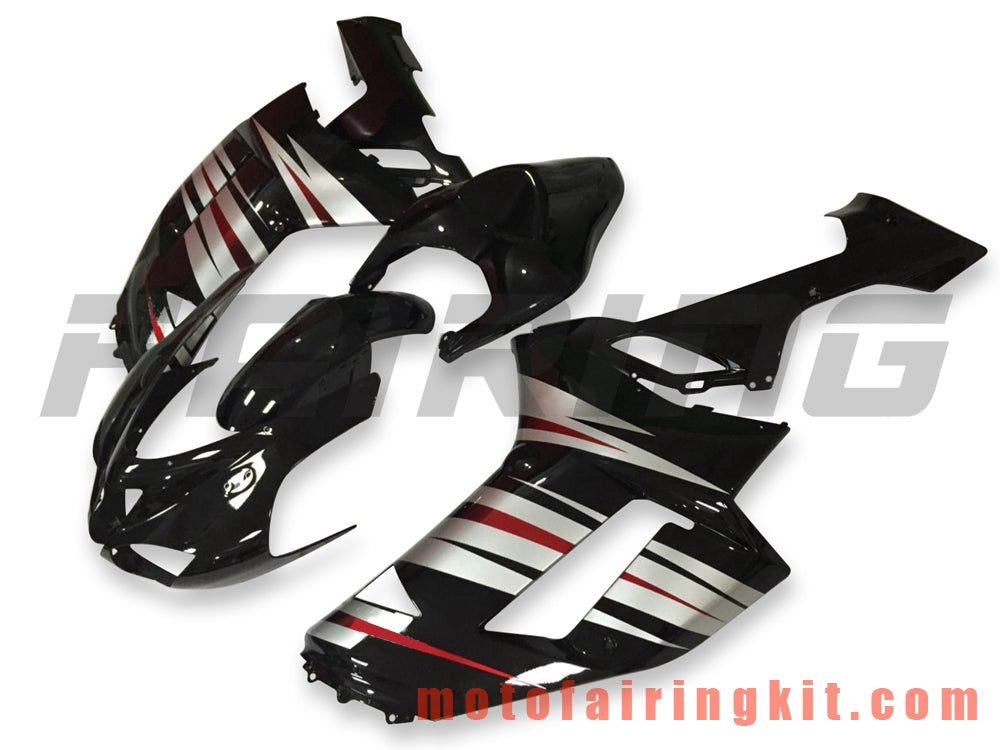 Kits de carenado aptos para ZX6R ZX-6R 636 2007 2008 ZX6R 636 07 08 Molde de inyección de plástico ABS Carrocería completa para motocicleta Marco de carrocería de posventa (negro) B025