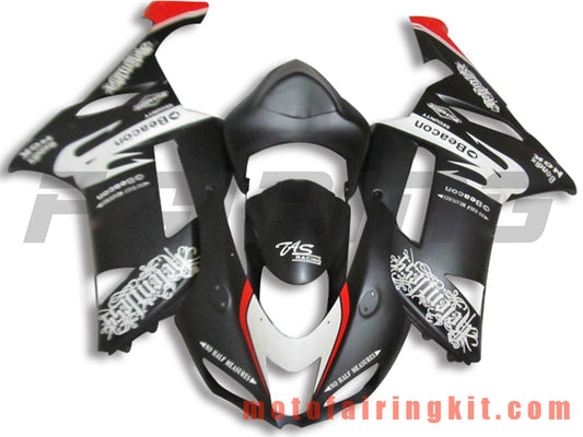 Kits de carenado aptos para ZX6R ZX-6R 636 2007 2008 ZX6R 636 07 08 Molde de inyección de plástico ABS Carrocería completa para motocicleta Marco de carrocería de posventa (negro y rojo) B036