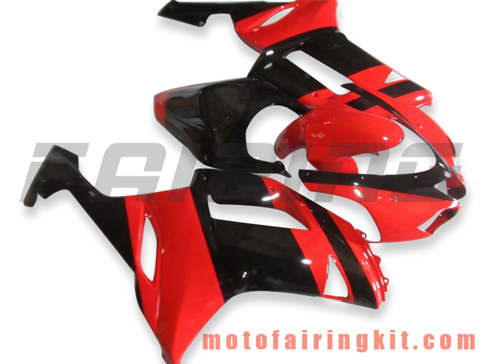 Kits de carenado aptos para ZX6R ZX-6R 636 2007 2008 ZX6R 636 07 08 Molde de inyección de plástico ABS Carrocería completa para motocicleta Marco de carrocería de posventa (rojo y negro) B050