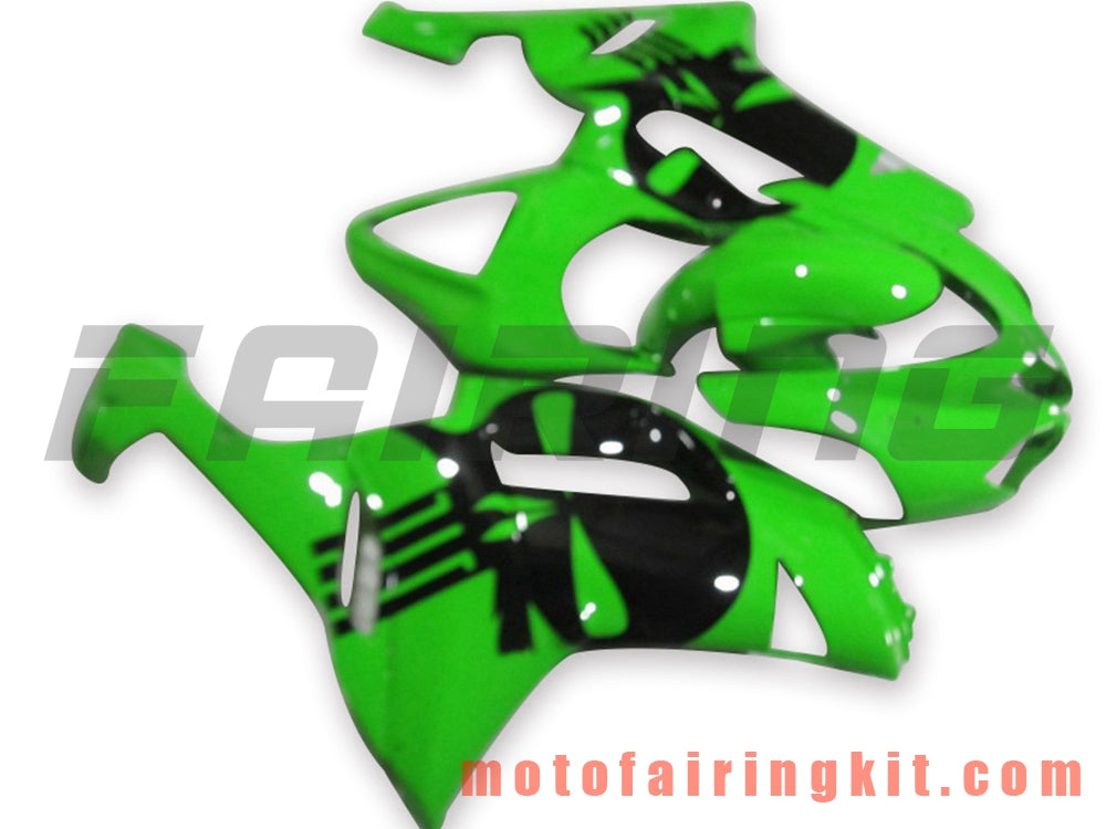 Kits de carenado aptos para ZX6R ZX-6R 636 2007 2008 ZX6R 636 07 08 Molde de inyección de plástico ABS Carrocería completa para motocicleta Carrocería del mercado de accesorios Marco (verde y negro) B052