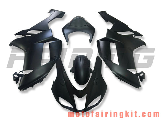 Fairing Kits Fit for ZX6R ZX-6R 636 2007 2008 ZX6R 636 07 08 Plastic ABS Injection Mold Complete Motorcycle Body Aftermarket Bodywork Frame (Black) B068