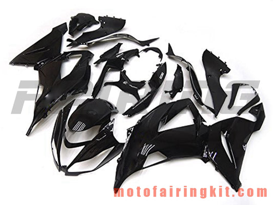 Kits de carenado aptos para ZX6R ZX-6R 636 2013 2014 2015 2016 2017 2018 Molde de inyección de plástico ABS Carrocería completa para motocicleta Marco de carrocería de posventa (negro) B006