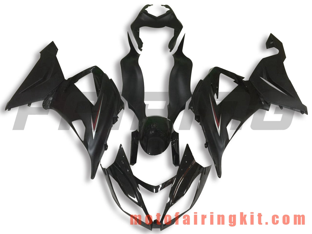 Fairing Kits Fit for ZX6R ZX-6R 636 2013 2014 2015 2016 2017 2018 Plastic ABS Injection Mold Complete Motorcycle Body Aftermarket Bodywork Frame (Black) B009