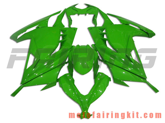 Fairing Kits Fit for EX300R ZX300R 2013 2014 2015 2016 2017 EX300R ZX300R Plastic ABS Injection Mold Complete Motorcycle Body Aftermarket Bodywork Frame (Green) B003