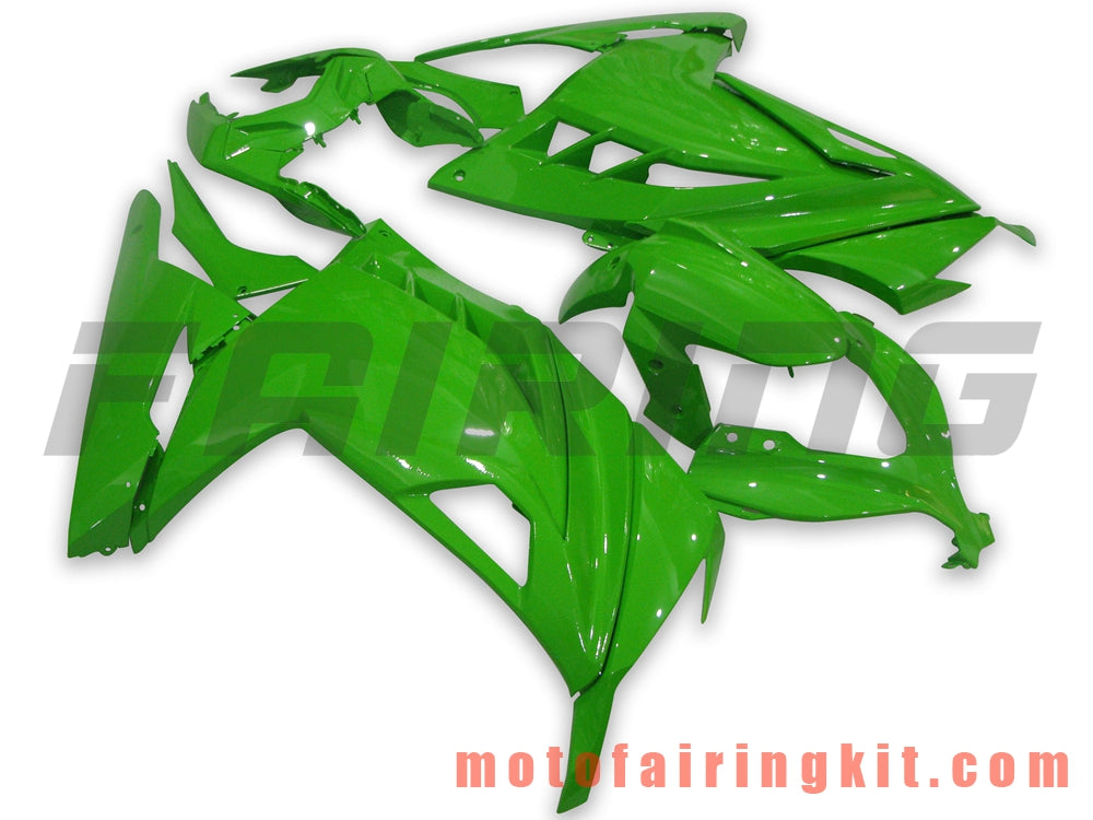 Fairing Kits Fit for EX300R ZX300R 2013 2014 2015 2016 2017 EX300R ZX300R Plastic ABS Injection Mold Complete Motorcycle Body Aftermarket Bodywork Frame (Green) B003