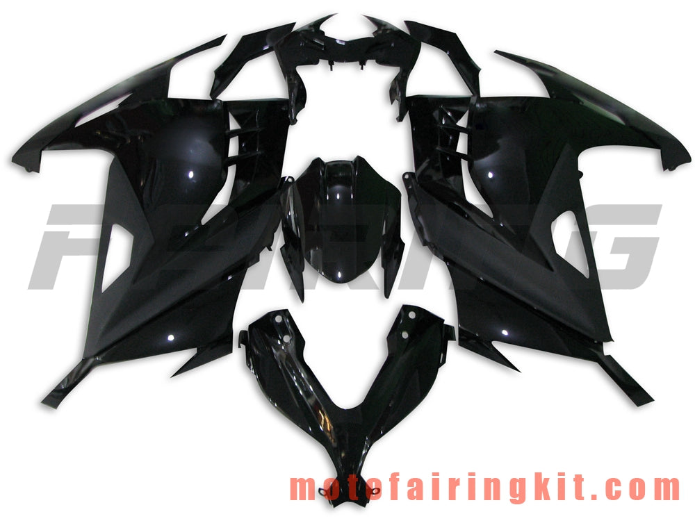 Fairing Kits Fit for EX300R ZX300R 2013 2014 2015 2016 2017 EX300R ZX300R Plastic ABS Injection Mold Complete Motorcycle Body Aftermarket Bodywork Frame (Black) B006