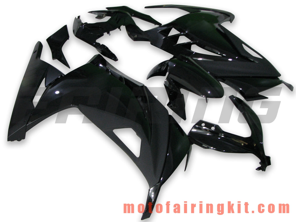 Fairing Kits Fit for EX300R ZX300R 2013 2014 2015 2016 2017 EX300R ZX300R Plastic ABS Injection Mold Complete Motorcycle Body Aftermarket Bodywork Frame (Black) B006