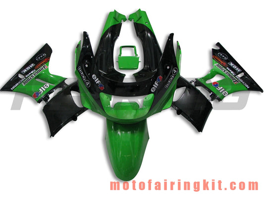 Fairing Kits Fit for ZZR400 1993 - 2007 93 94 95 96 97 98 99 02 03 04 05 06 07 Plastic ABS Injection Mold Complete Motorcycle Body Aftermarket Bodywork Frame (Green & Black) B001