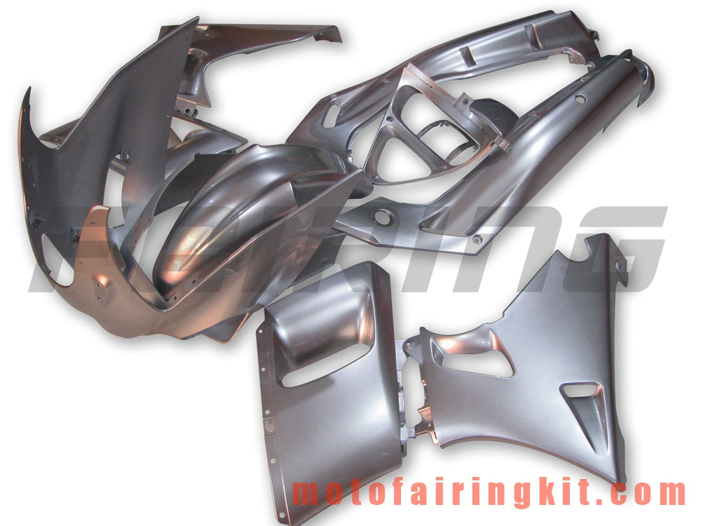 Fairing Kits Fit for ZZR400 1993 - 2007 93 94 95 96 97 98 99 02 03 04 05 06 07 Plastic ABS Injection Mold Complete Motorcycle Body Aftermarket Bodywork Frame (Silver) B002