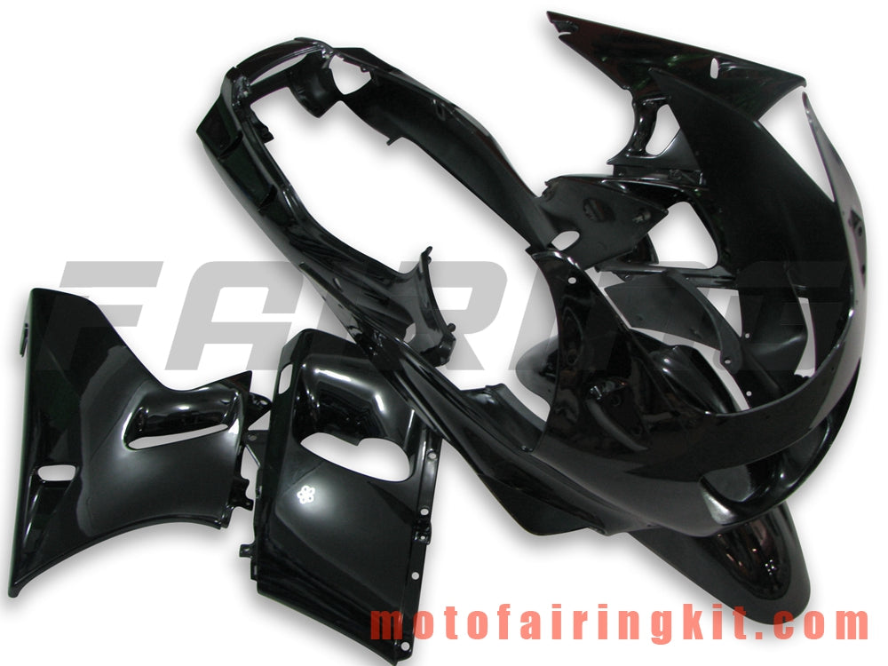 フェアリングキット ZZR400 1993 - 2007 93 94 95 96 97 98 99 02 03 04 05 06 07 プラスチック ABS 射出成形 完全なオートバイボディ アフターマーケットボディワークフレーム (ブラック) B003