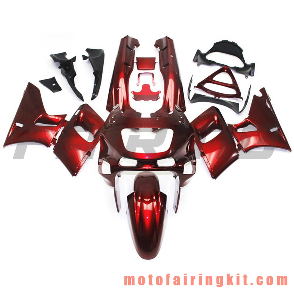 Fairing Kits Fit for ZZR400 1993 - 2007 93 94 95 96 97 98 99 02 03 04 05 06 07 Plastic ABS Injection Mold Complete Motorcycle Body Aftermarket Bodywork Frame (Red) B007