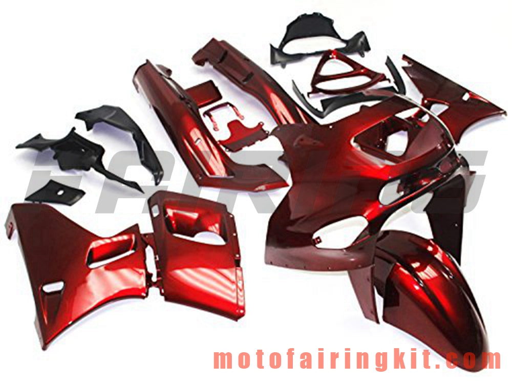 Fairing Kits Fit for ZZR400 1993 - 2007 93 94 95 96 97 98 99 02 03 04 05 06 07 Plastic ABS Injection Mold Complete Motorcycle Body Aftermarket Bodywork Frame (Red) B007