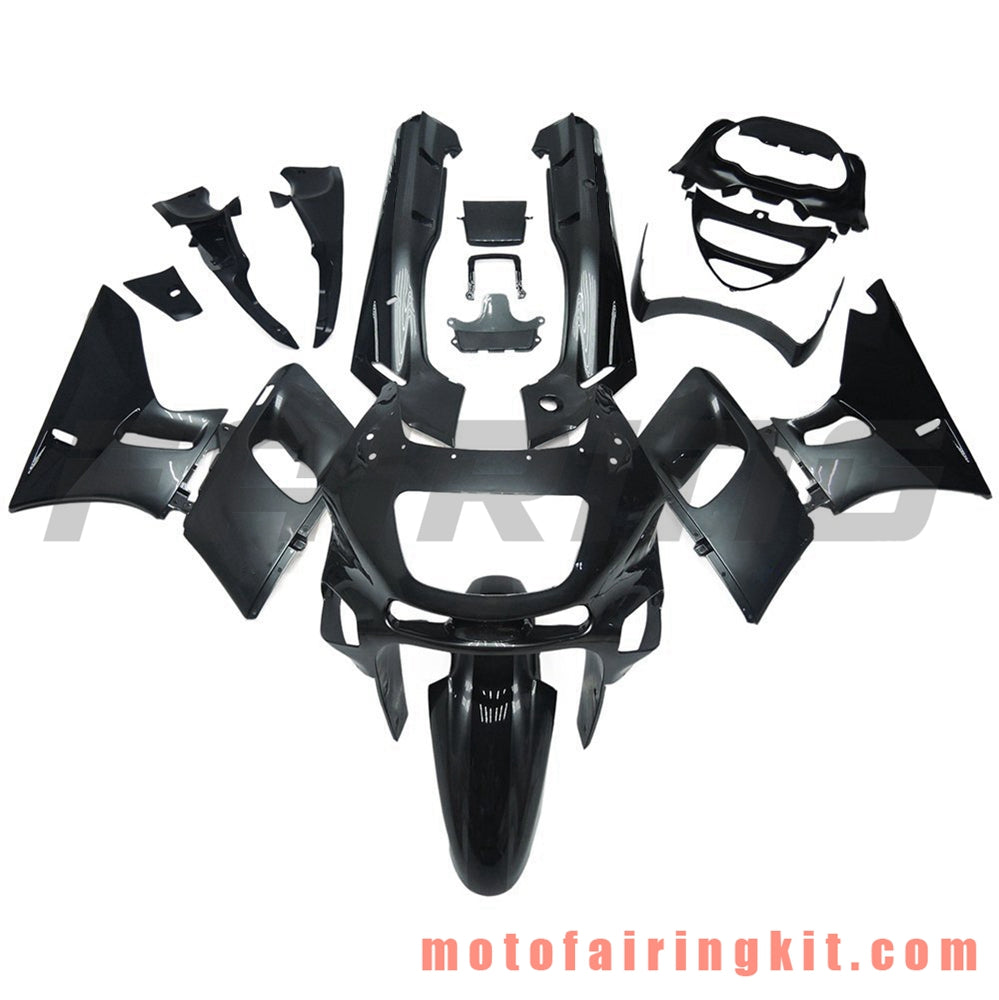 Fairing Kits Fit for ZZR400 1993 - 2007 93 94 95 96 97 98 99 02 03 04 05 06 07 Plastic ABS Injection Mold Complete Motorcycle Body Aftermarket Bodywork Frame (Gray & Black) B013