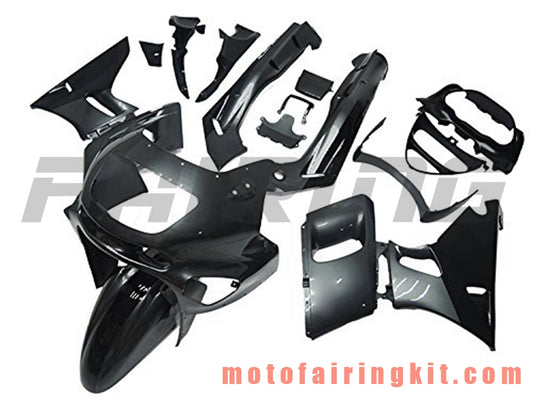 Fairing Kits Fit for ZZR400 1993 - 2007 93 94 95 96 97 98 99 02 03 04 05 06 07 Plastic ABS Injection Mold Complete Motorcycle Body Aftermarket Bodywork Frame (Gray & Black) B013