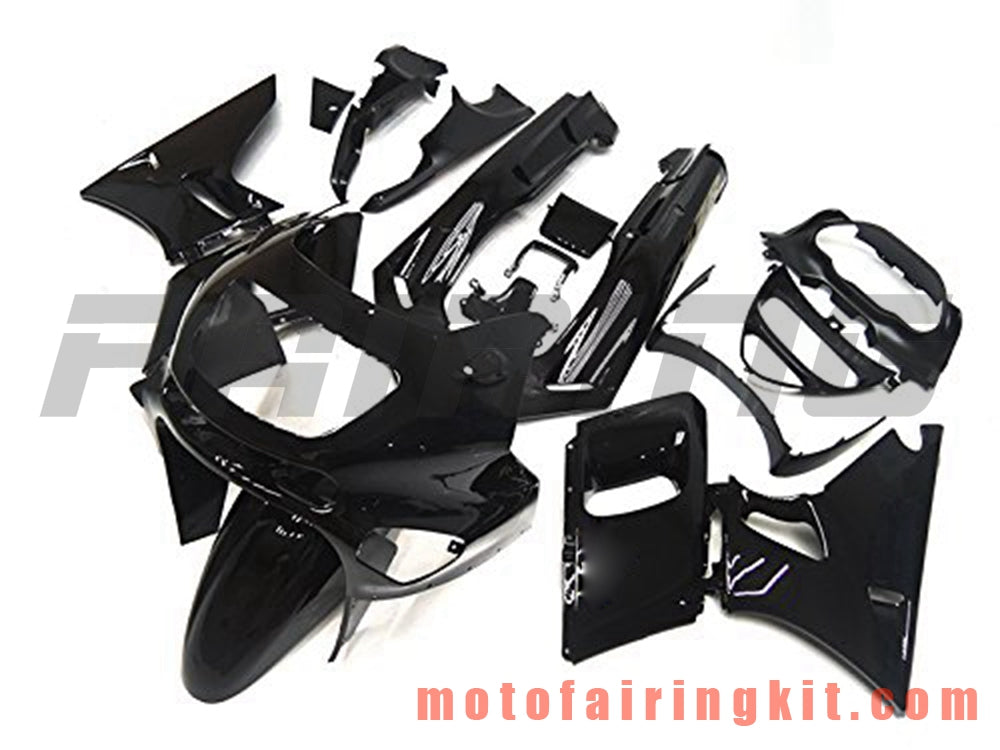 Fairing Kits Fit for ZZR400 1993 - 2007 93 94 95 96 97 98 99 02 03 04 05 06 07 Plastic ABS Injection Mold Complete Motorcycle Body Aftermarket Bodywork Frame (Black) B014