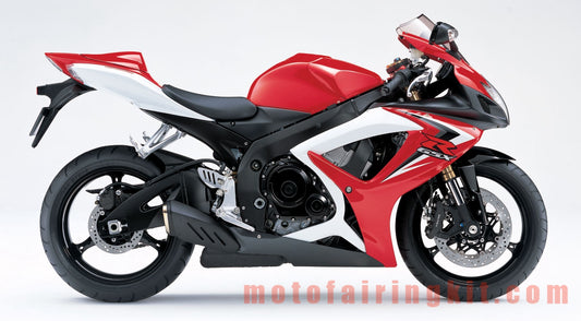 GSX-R750 GSX-R600 K6 2006 2007 GSXR 600 750 K6 06 07 バイク レーシング フェアリング デカール (レッド &amp; ホワイト) 用オートバイ デカール ステッカー