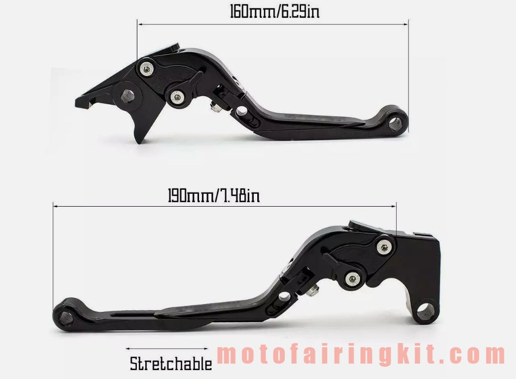 Generic Folding Adjustable Brake Clutch Lever CNC fit Black