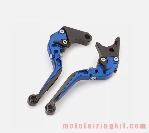 Generic Folding Adjustable Brake Clutch Lever CNC fit Blue