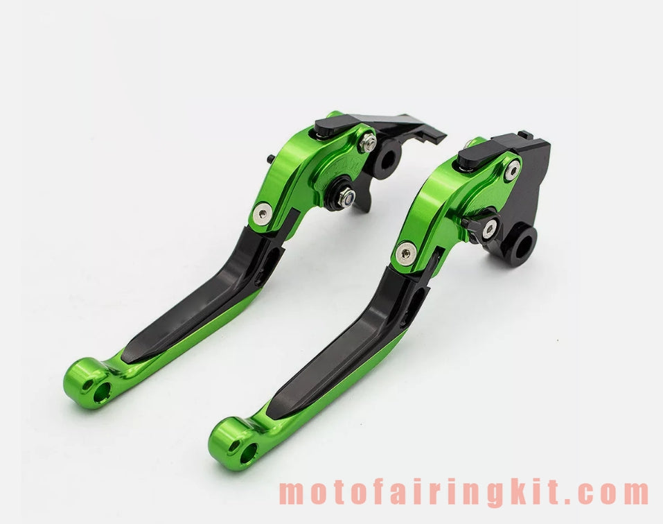 Generic Folding Adjustable Brake Clutch Lever CNC fit Green