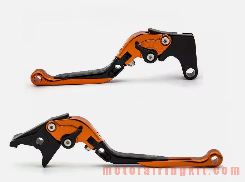 Generic Folding Adjustable Brake Clutch Lever CNC fit Orange